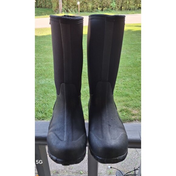 Bogs Mens Classic High Waterproof Insulated Rubber Rain & Winter Boots Size 8 Bl - Picture 1 of 12